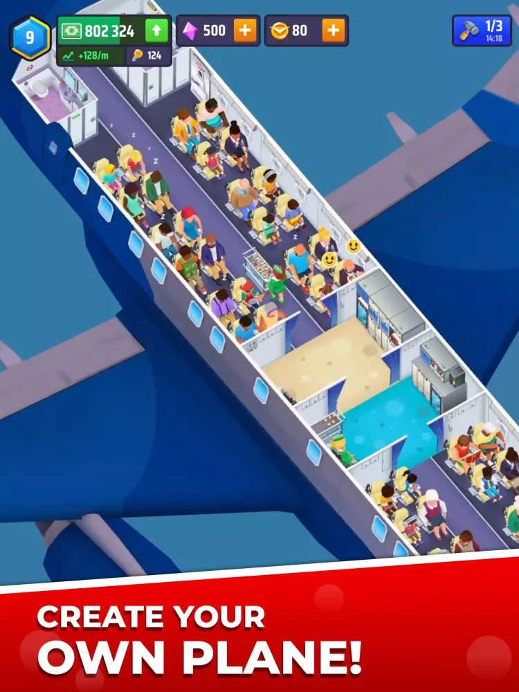 Idle Airplane Inc. Tycoon スクリーンショット