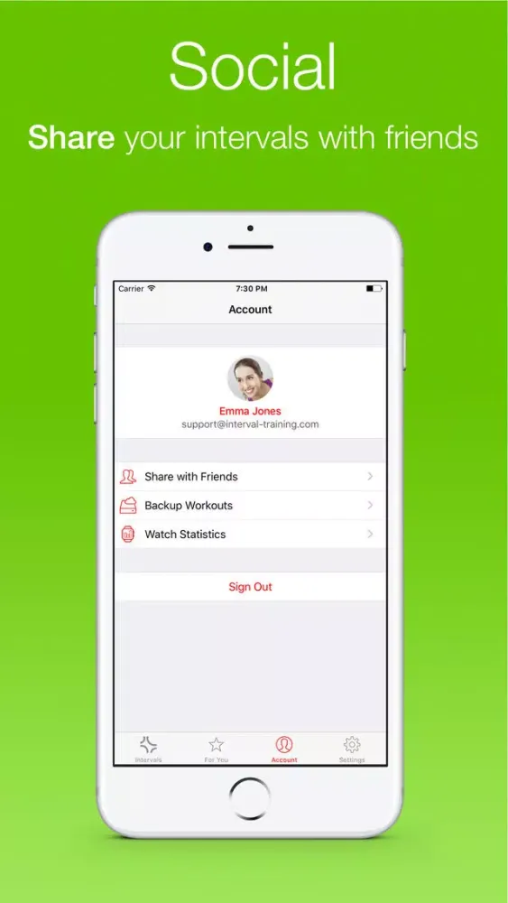 Capturas de tela do Intervals Timer - For Pro HIIT & Tabata Training