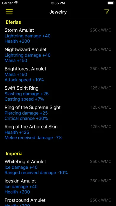 War Status for Regnum 스크린샷