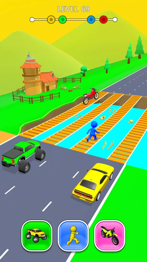 Ảnh chụp màn hình của Shape Twister - Race Games