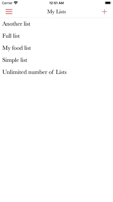 Ảnh chụp màn hình của My Shopping List, Grocery list
