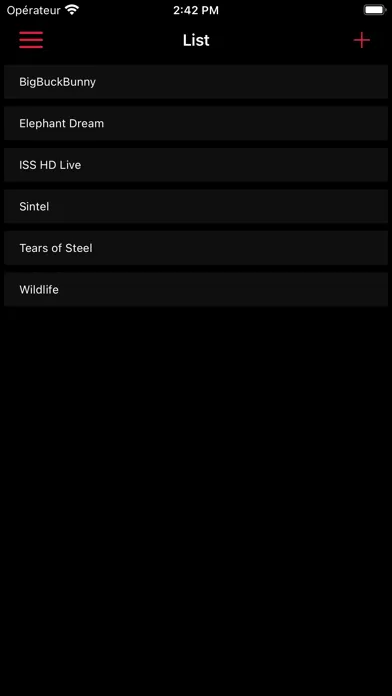 Capturas de pantalla de M3u8 Stream player