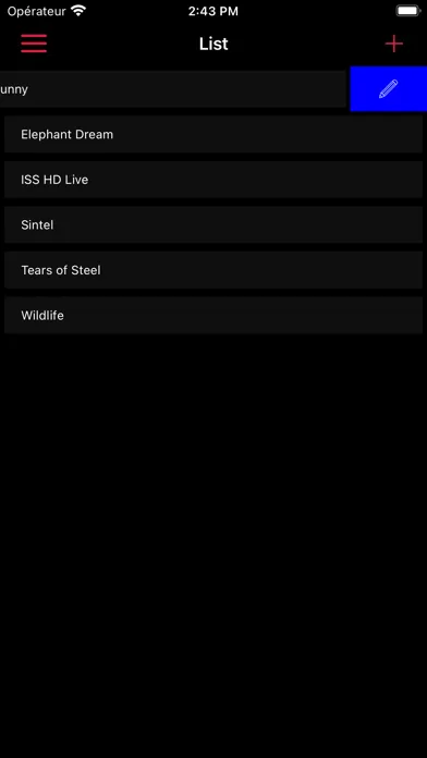 Capturas de pantalla de M3u8 Stream player