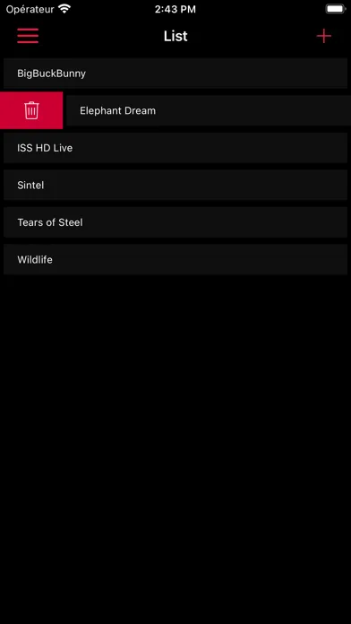 Capturas de pantalla de M3u8 Stream player
