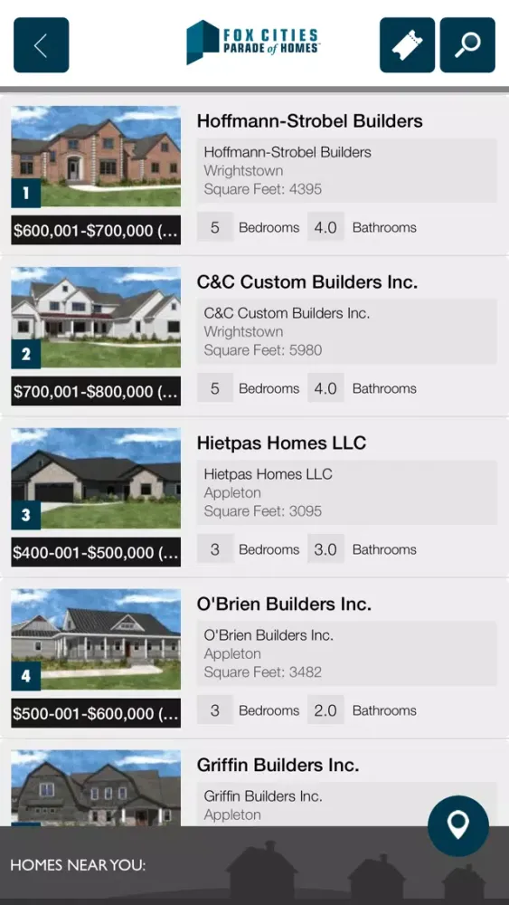 Скриншоты Fox Cities Parade of Homes
