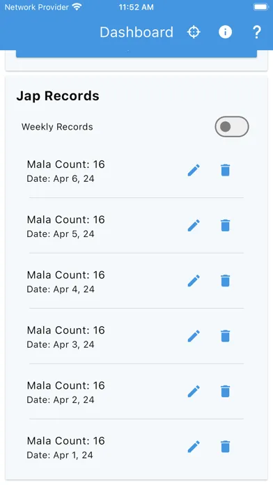 Naam Jap Tracker Screenshots