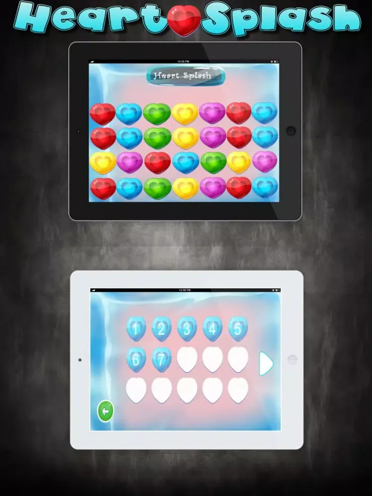 Capturas de pantalla de Heart clink match iPad 