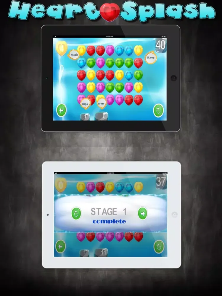 Capturas de pantalla de Heart clink match iPad 