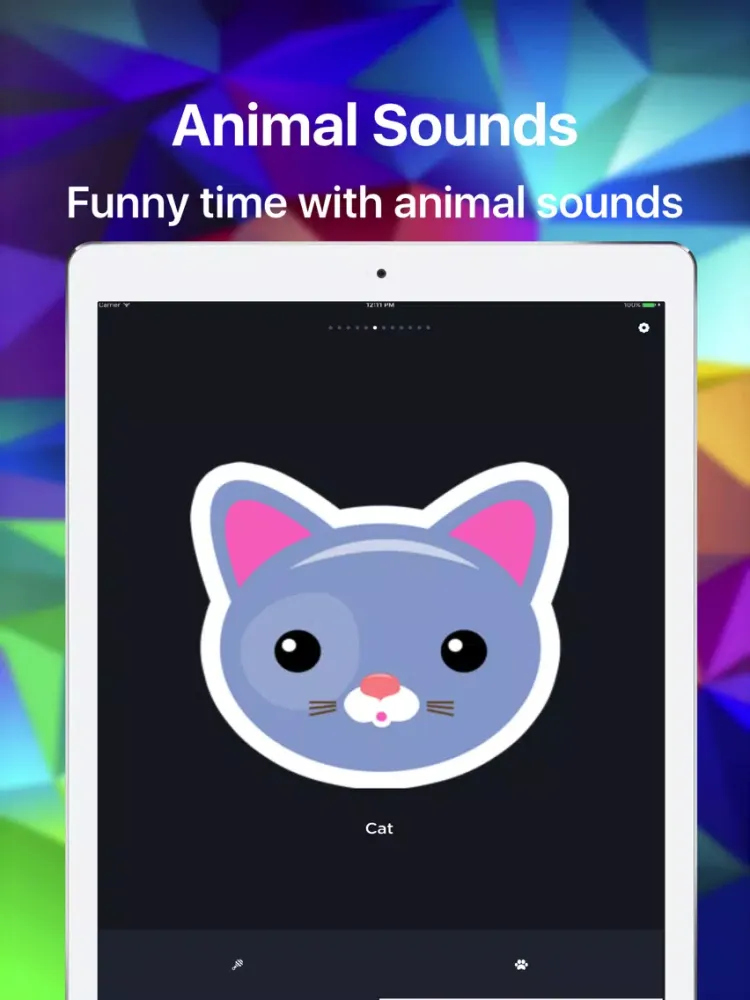 Capturas de pantalla de Sounds of animal - Funny time iPad 