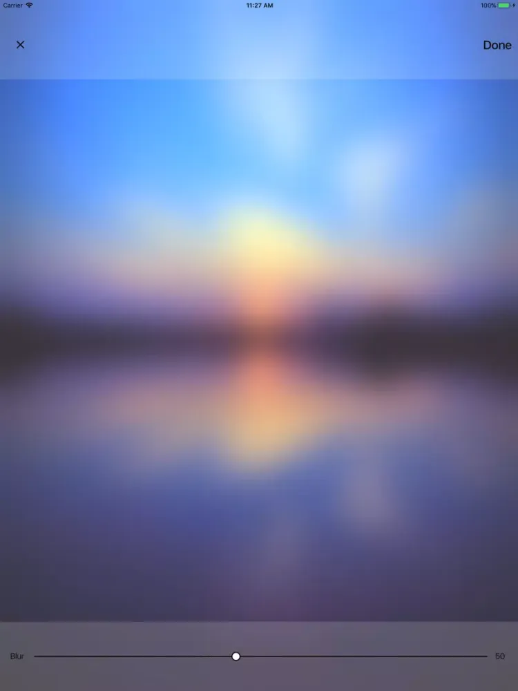 Captures d'écran de Blur X - personalize wallpaper iPad 