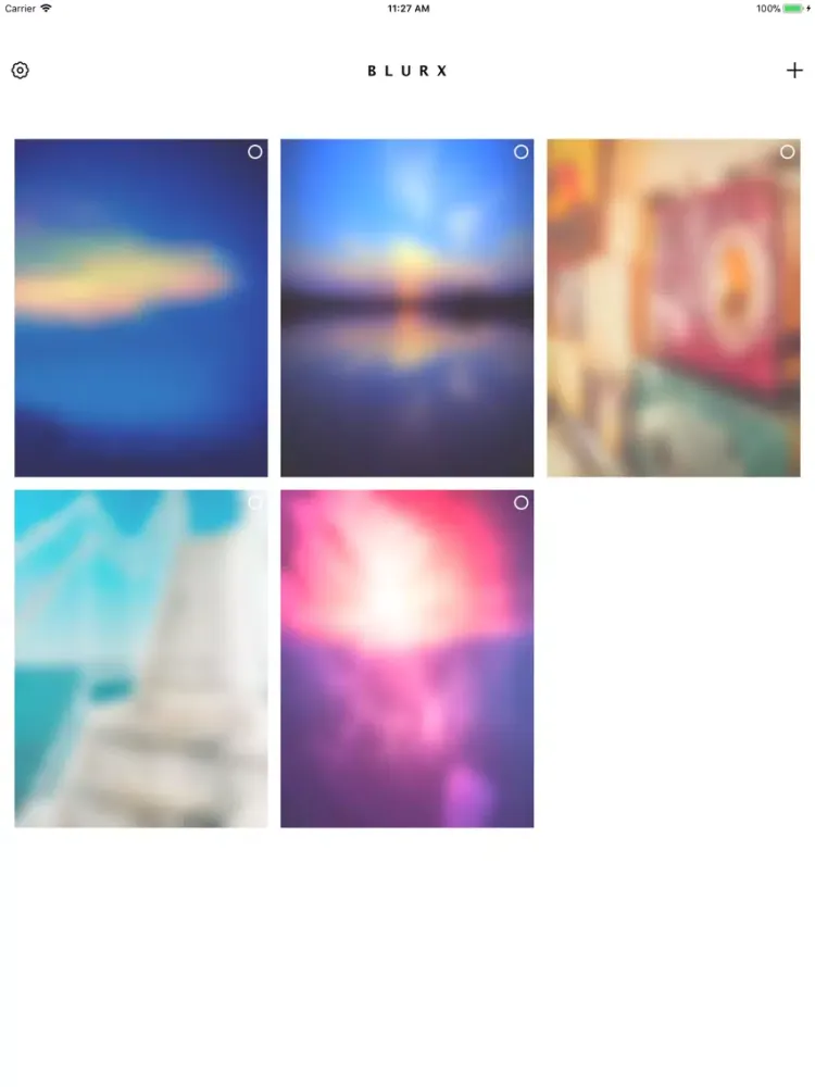 Captures d'écran de Blur X - personalize wallpaper iPad 