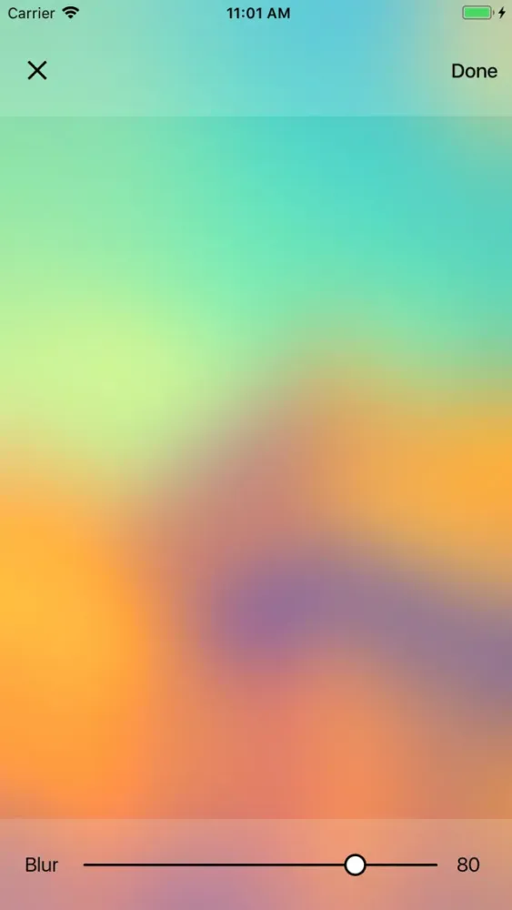 Captures d'écran de Blur X - personalize wallpaper