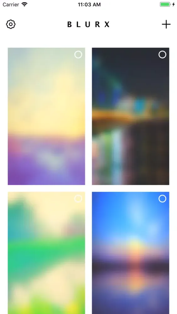 Captures d'écran de Blur X - personalize wallpaper