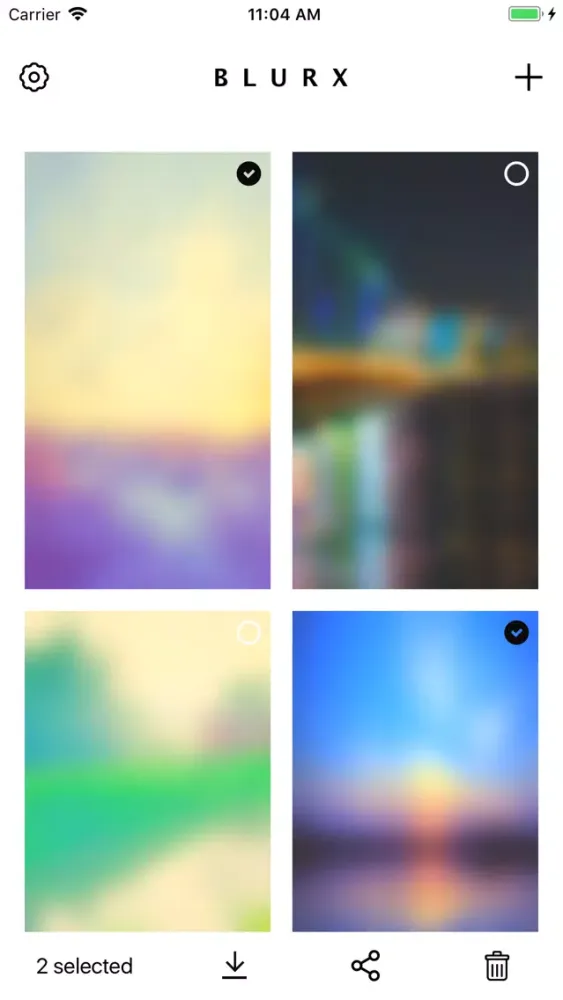 Captures d'écran de Blur X - personalize wallpaper