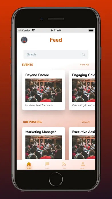 Capturas de pantalla de HBCU Social