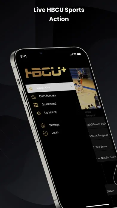 Captures d'écran de HBCU+