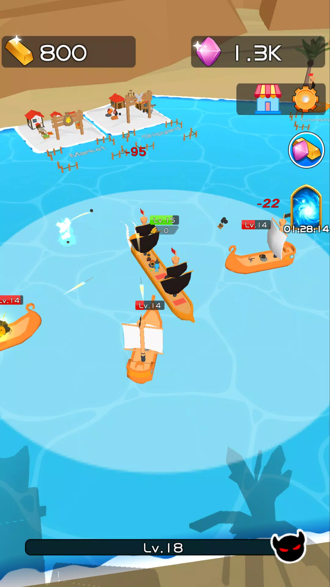 Sea Battle Simulator:Ship Game Screenshots1