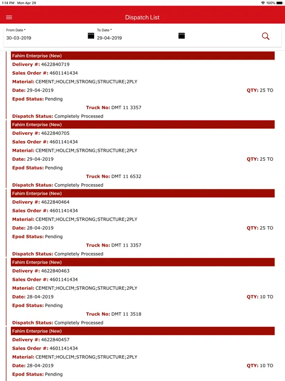 Holcim Portal BD iPad  স্ক্রিনশট