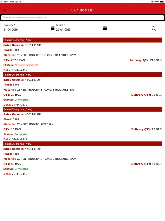 Holcim Portal BD iPad  স্ক্রিনশট