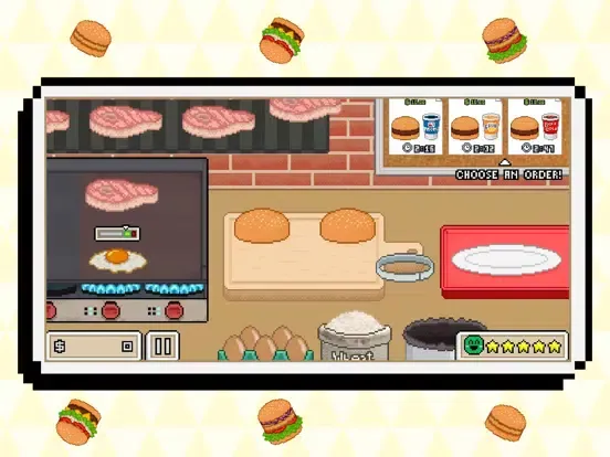 Capturas de tela do Pixel Food Stall iPad 