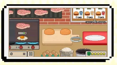 Capturas de tela do Pixel Food Stall
