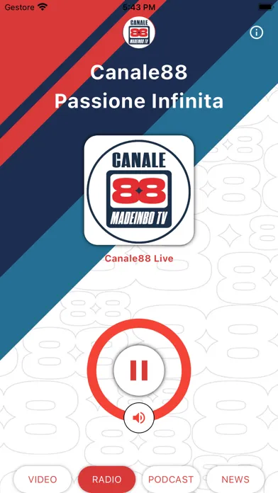Tangkapan layar Canale 88