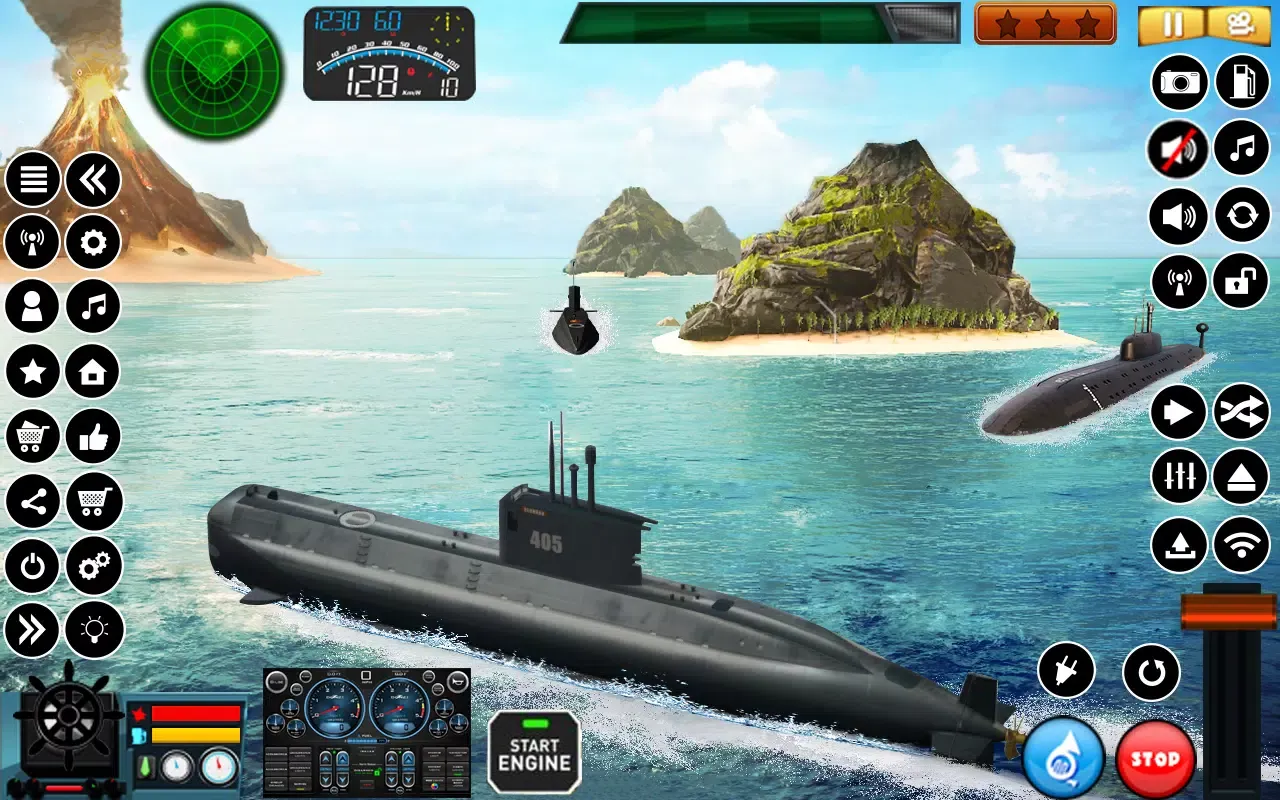 Submarine Navy Warships battle Screenshots