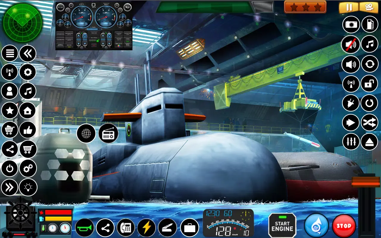 Submarine Navy Warships battle Screenshots