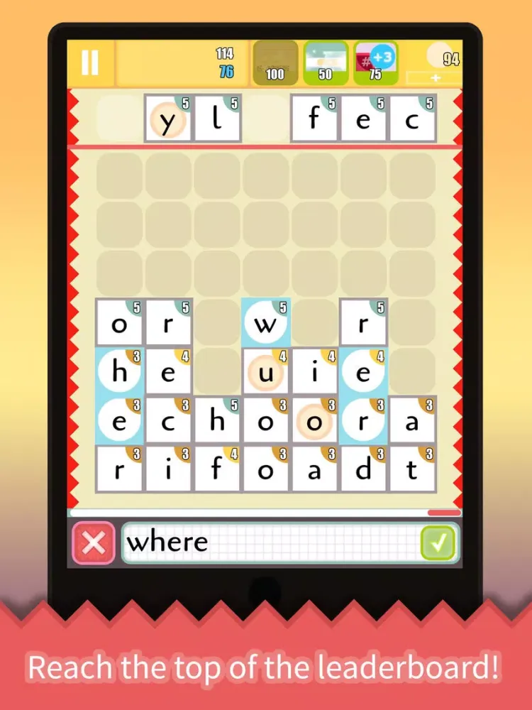 Word Wreck iPad  Screenshots