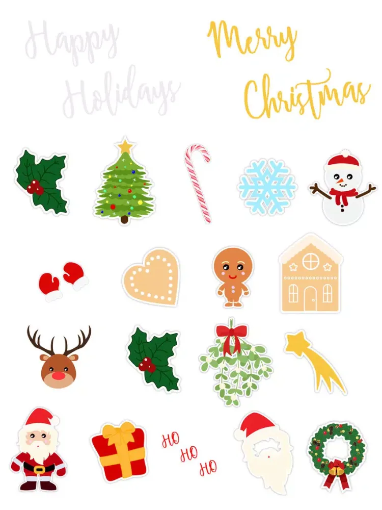 Enjoy Christmas Stickers iPad  Screenshots