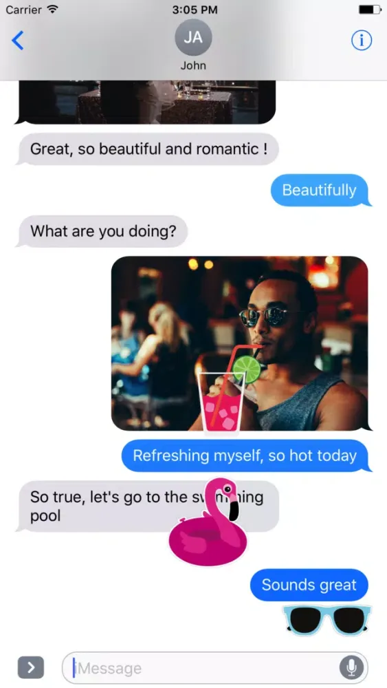 تصاویر Enjoy Summer Stickers