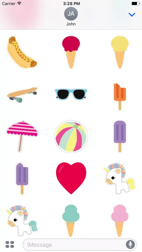 تصاویر Enjoy Summer Stickers