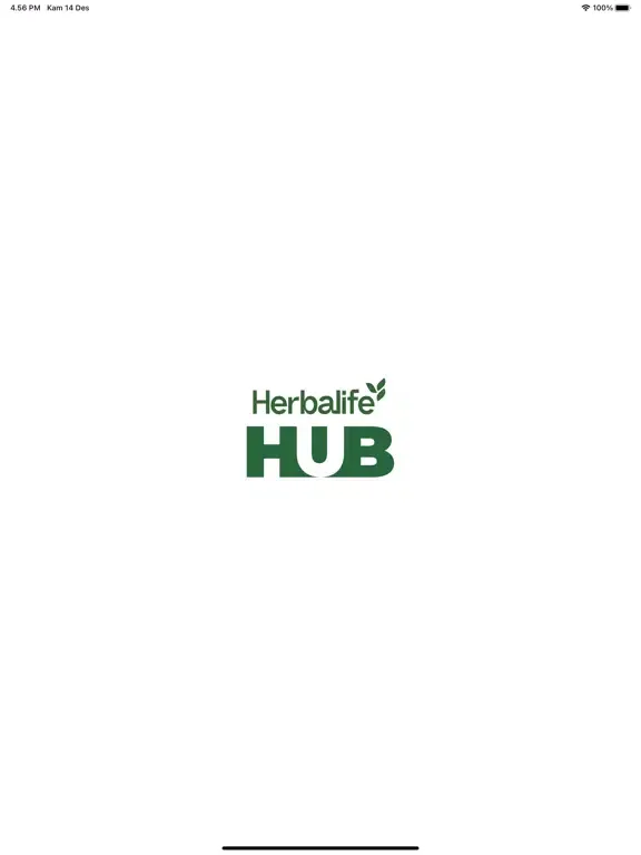 Ảnh chụp màn hình của Herbalife Hub iPad 