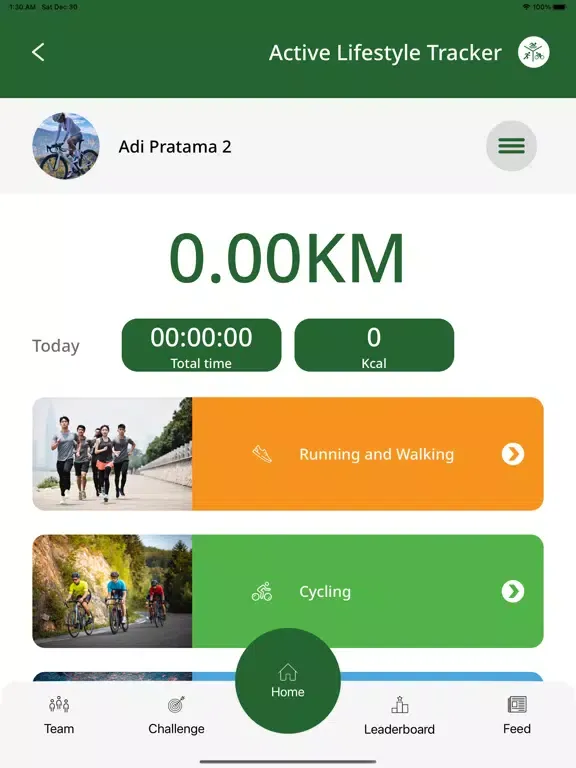 Ảnh chụp màn hình của Herbalife Hub iPad 