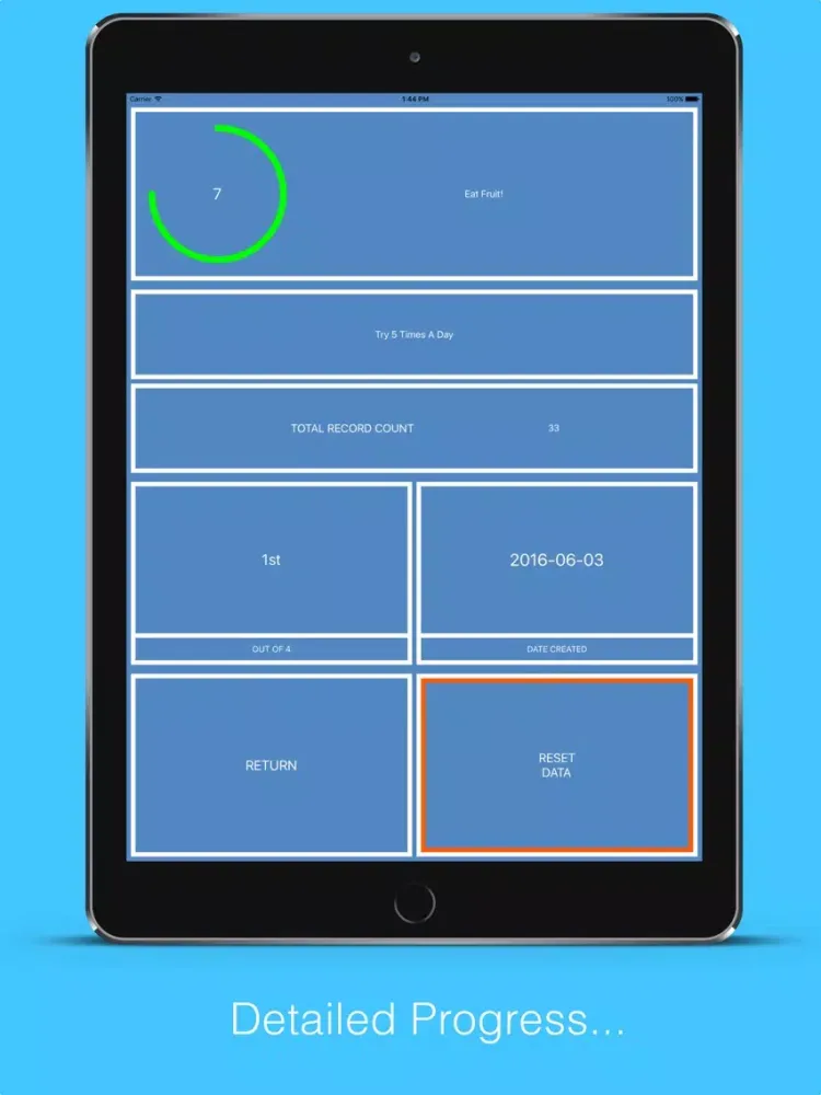 Tangkapan skrin Tracker - Life Stats - Record and Track anything. iPad 