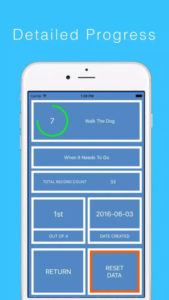Tangkapan skrin Tracker - Life Stats - Record and Track anything.