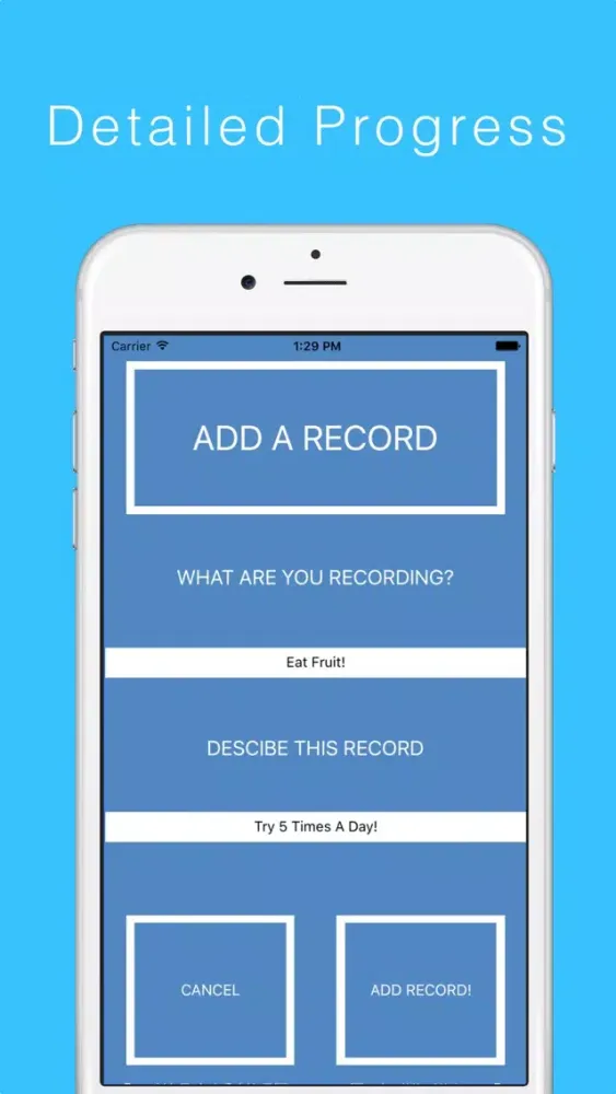 Tangkapan skrin Tracker - Life Stats - Record and Track anything.