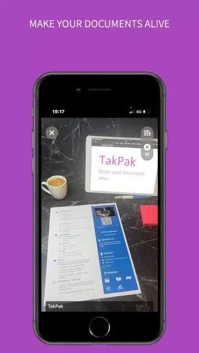 Captures d'écran de Takpak AR Document Video Maker