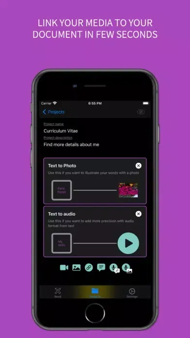 Captures d'écran de Takpak AR Document Video Maker