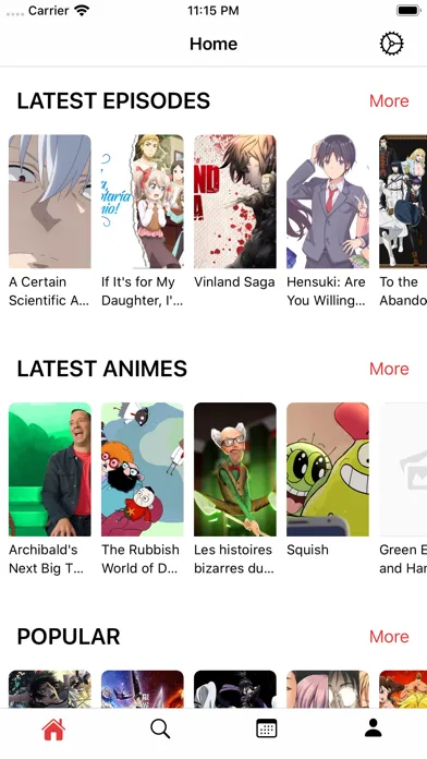 Captures d'écran de KiManga : Best of animes