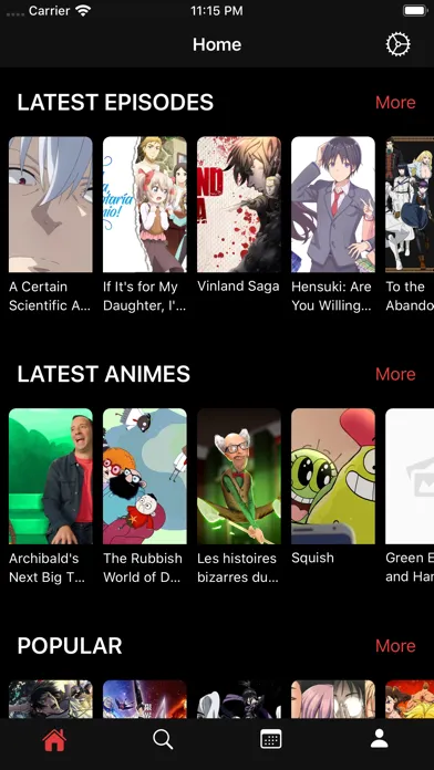 Captures d'écran de KiManga : Best of animes