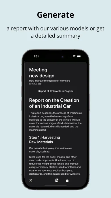 Voice recorder - Ai Voicerly Screenshots