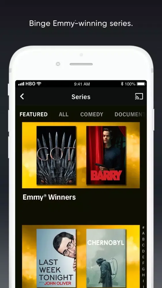 HBO GO: Stream with TV Package 스크린샷