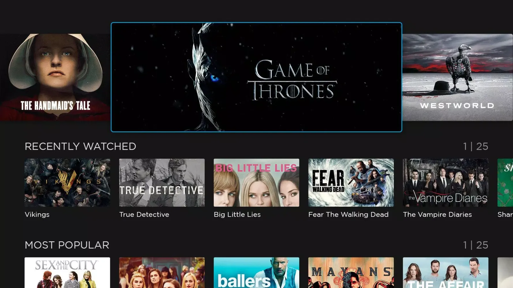 HBO سکرین شاٹس