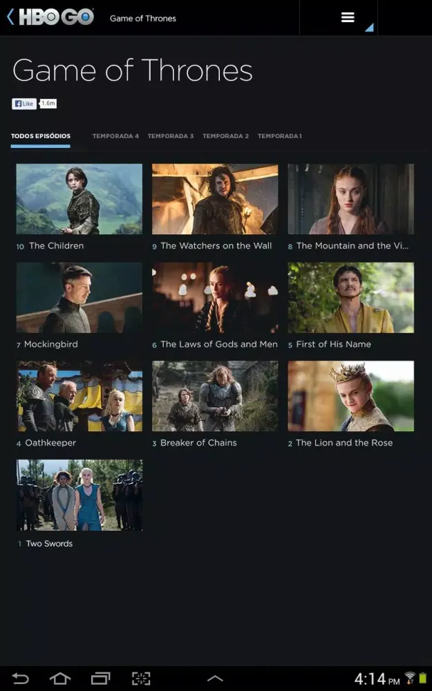HBO GO Screenshots