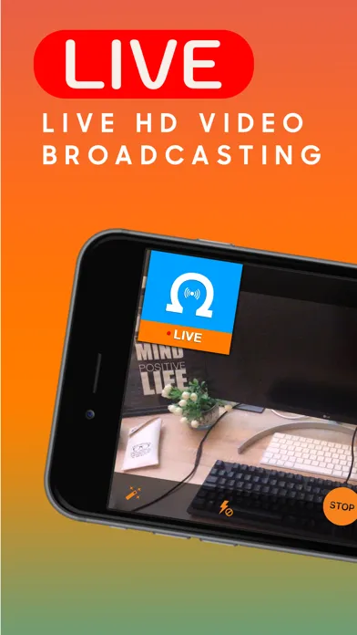 Capturas de tela do Omega Live Video Broadcast