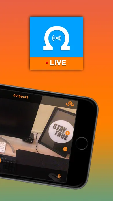 Capturas de tela do Omega Live Video Broadcast