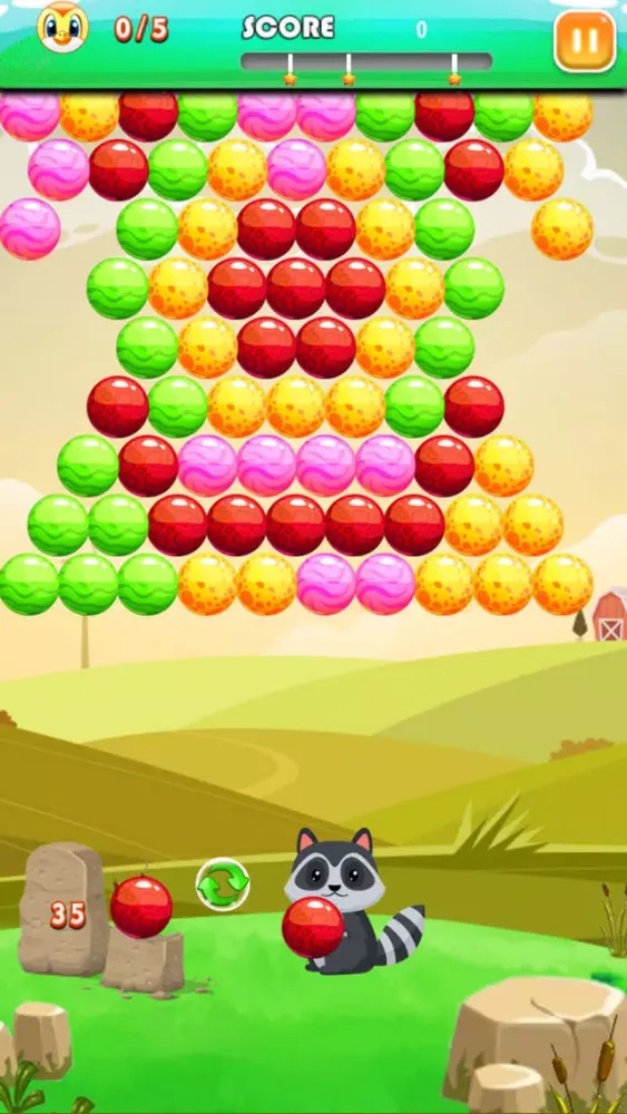 Tangkapan layar Jungle Bubble Adventure - Free Bubble Shooter HD