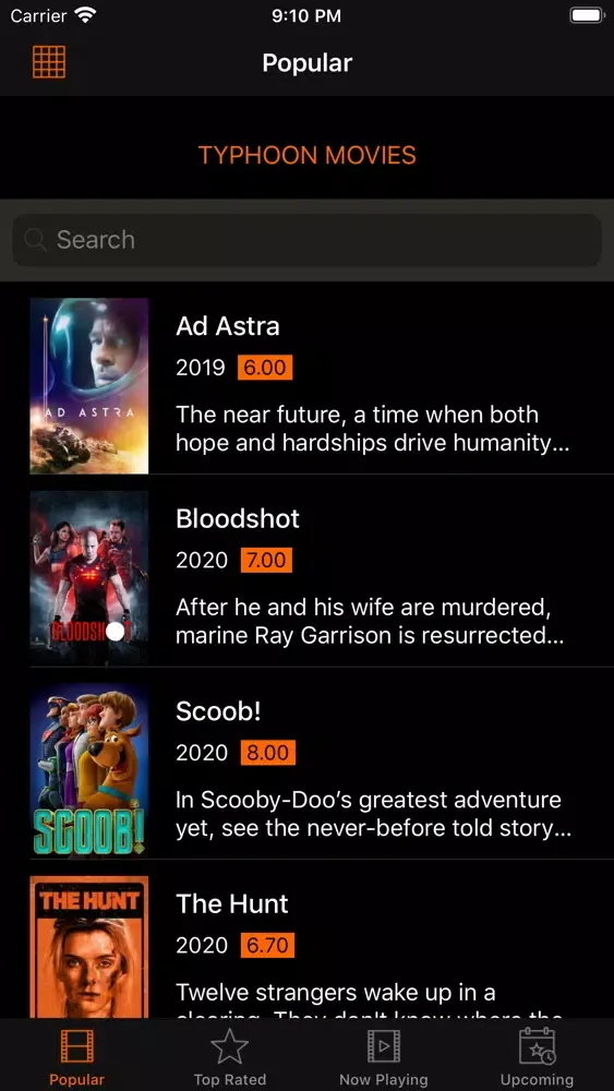 Tangkapan skrin Cuevana - Movies & TV Shows