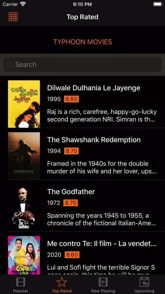 Tangkapan skrin Cuevana - Movies & TV Shows